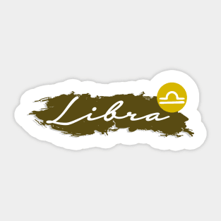 Libra Horoscope Sticker